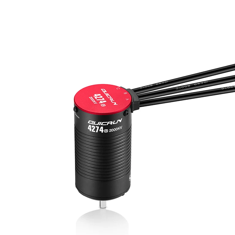 Фото НОВЫЙ Бесколлекторный двигатель HOBBYWING QuicRun 4268SL G2 2600KV / 4274SL G2 2000KV для радиоуправляемых внедорожных багги и грузовиков масштаба 1/8 №4