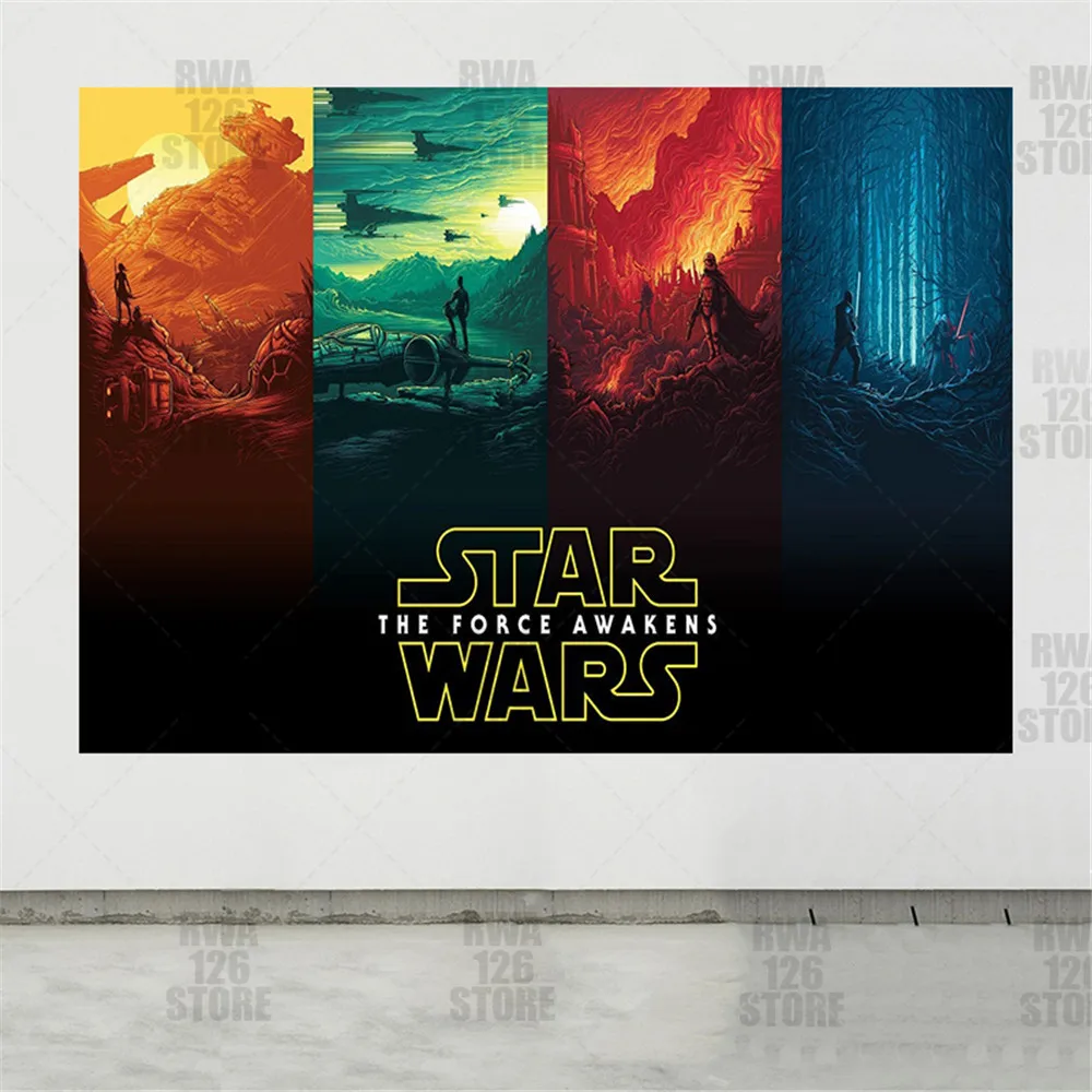 Постер мстители Disney Дарт Вейдер Мастер Йода настенное украшение для гостиной |