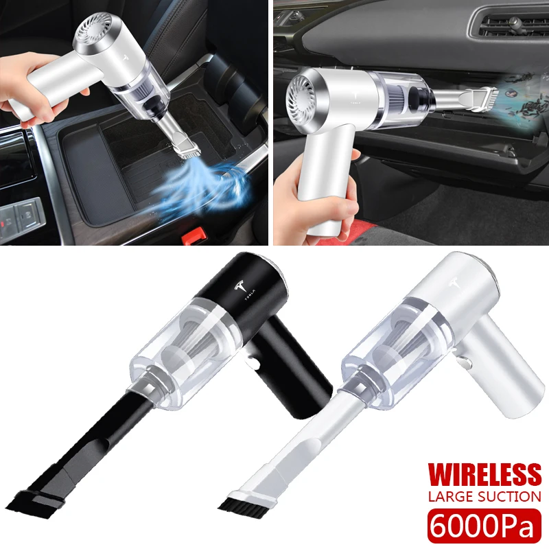 

New Car Styling Wireless Car Vacuum Cleaner Handheld Car Vacuum For Tesla Model 3 Model X S 2016-2020 Decals TM3 TMX TMS Decal