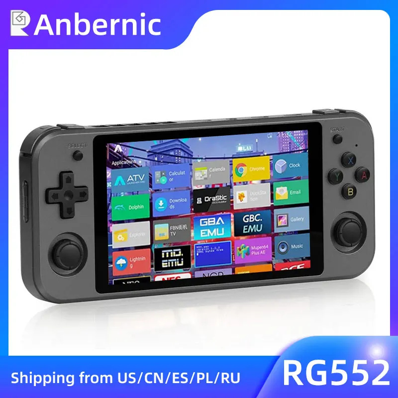 RG552 Anbernic Ретро видео игровая консоль двойные системы Android Linux карманный игровой