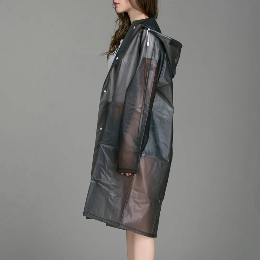 

Clear Rain Poncho Overall Suit Ponchos Adults Raincoat Hood Women's Raincoats Clothing