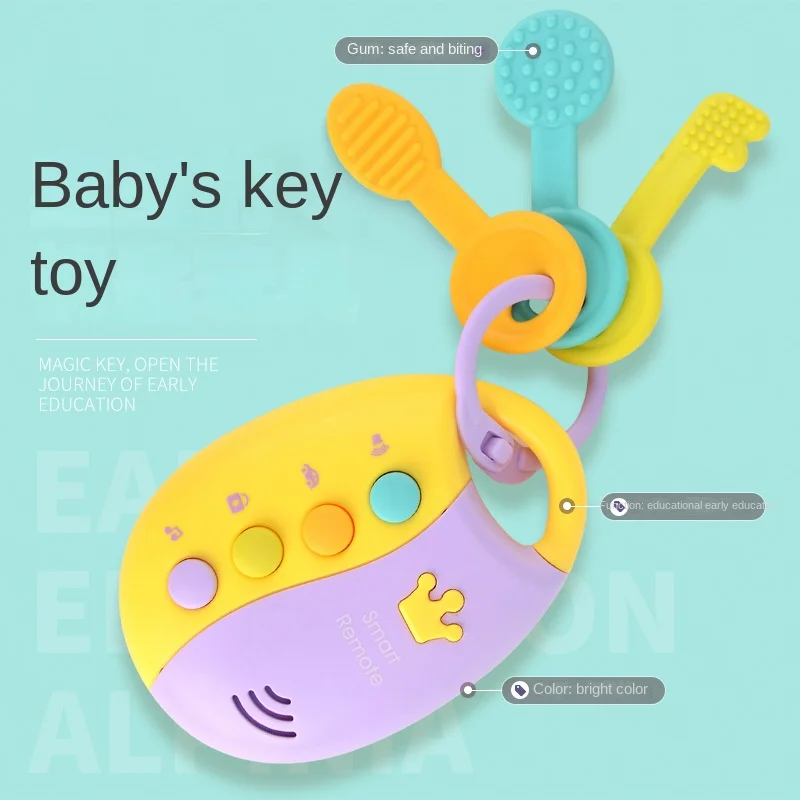 

Montessori Baby Toy Musical Car Key Toys for Toddlers 0 12 Months Baby Development Educational Music Toy Games Child Girls Gifts