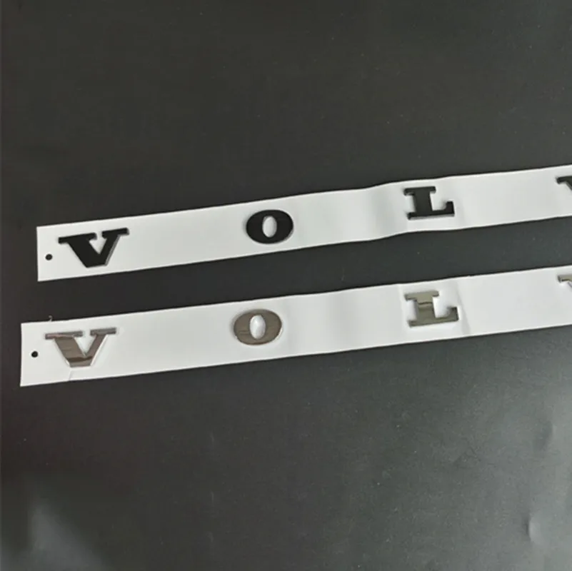 

ABS Car Rear Boot Trunk Lid Letters Badge Emblem Logo for VOLVO C70 C30 S60 S60L XC90 XC60 V60 V40 S80 S80L Car Styling Stickers