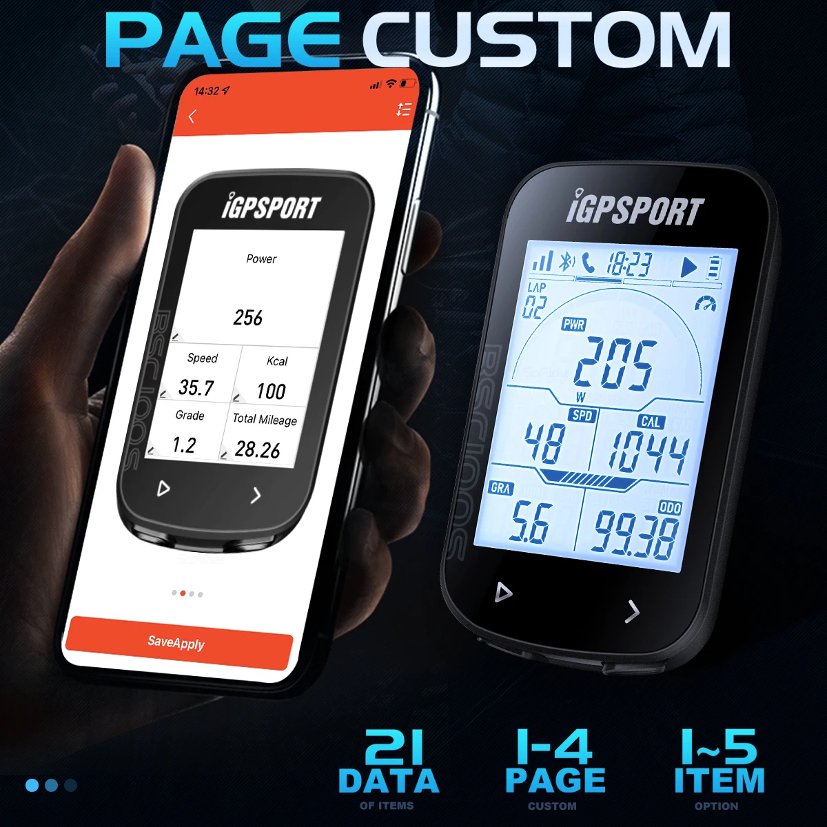 IGPSPORT 50S IGS10S iGS100S Bluetooth5.0ANT+ Sport Cycle Computer Workable With Speed Cadence Heart Rate