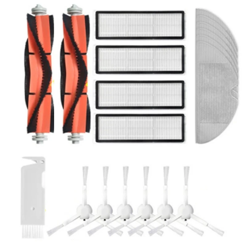 

1Set Main Roller + Side Brush + Hepa Filter + Mopping Cloth For Xiaomi 1C 1 C Sweeper Robot Vacuum Mop Mijia C