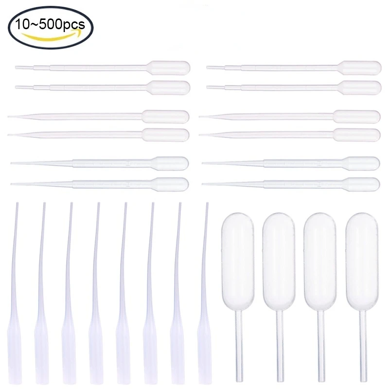 

10-500PCS Plastic Glue Micro-Tips Glue Extender Applicator for Lab Dispensing Adhesive Dispensers Plastic Teardrop