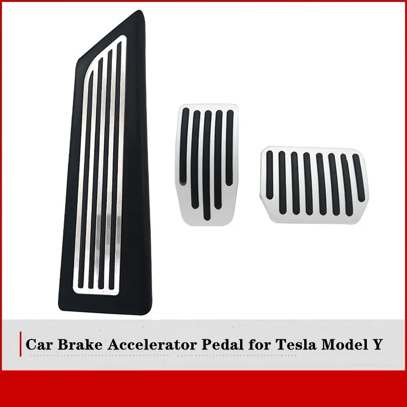 

Для Tesla Model Y 2022 ножная педаль для автомобиля, тормоз для Tesla, автомобильные аксессуары, алюминиевый сплав, педали акселератора, модель Y 2021