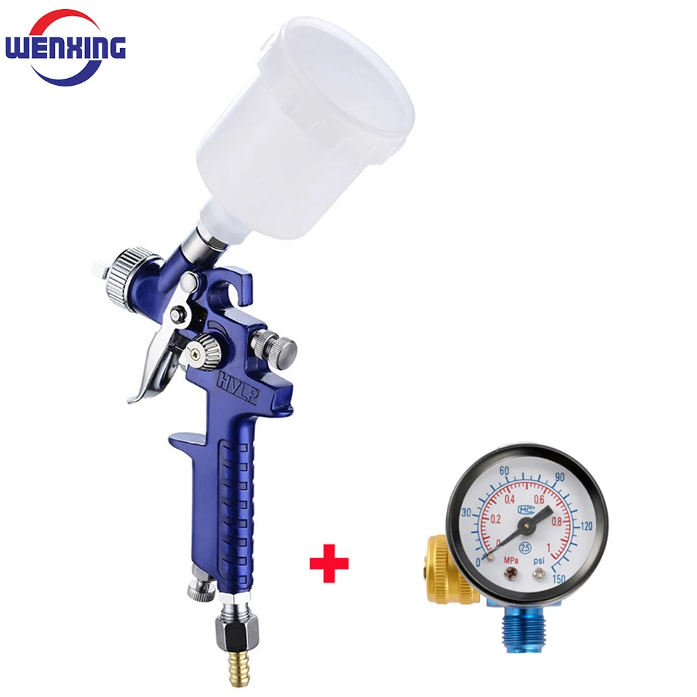 New 0.5mm/0.8mm/1.0mm Nozzle H-2000 Professional HVLP Spray 