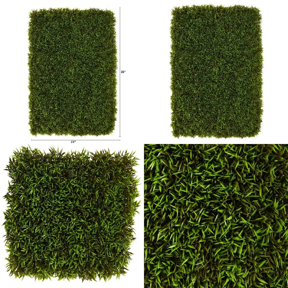 

- Perfectly Realistic & Eye-catching Lovely Decorative Green Plant Mini Lovely Artificial Podocarpus Wall Mat (Indoor/Outdoor) (