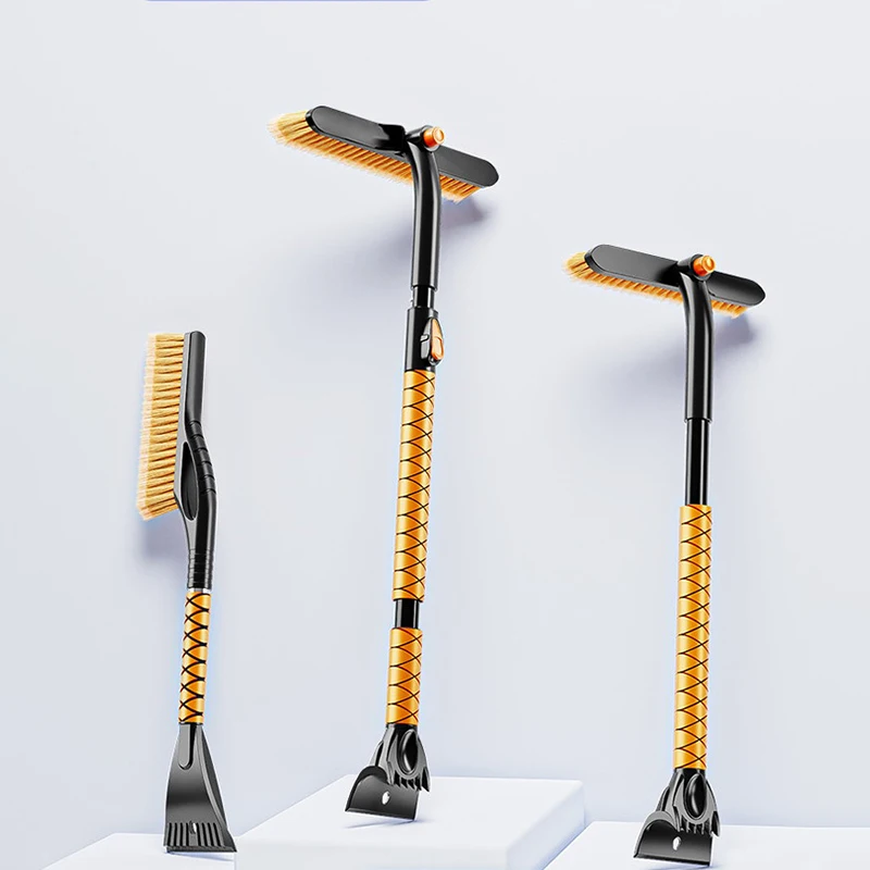

Multifunction Winter Car Ice Scraper Windshield Snow Brush With Ergonomic Foam Handle Detachable Car Cleaning Auto Snow Shovel