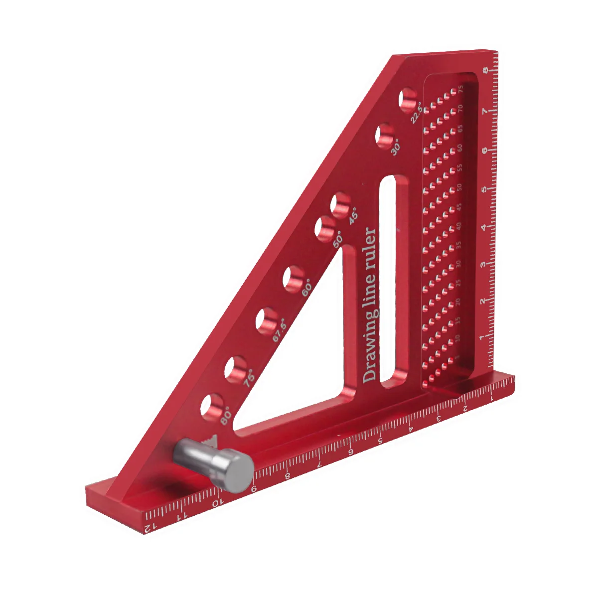 

Многоугольная Измерительная Линейка Из Алюминия Для Столярных Работ, Угольник С Винтами Под Углом