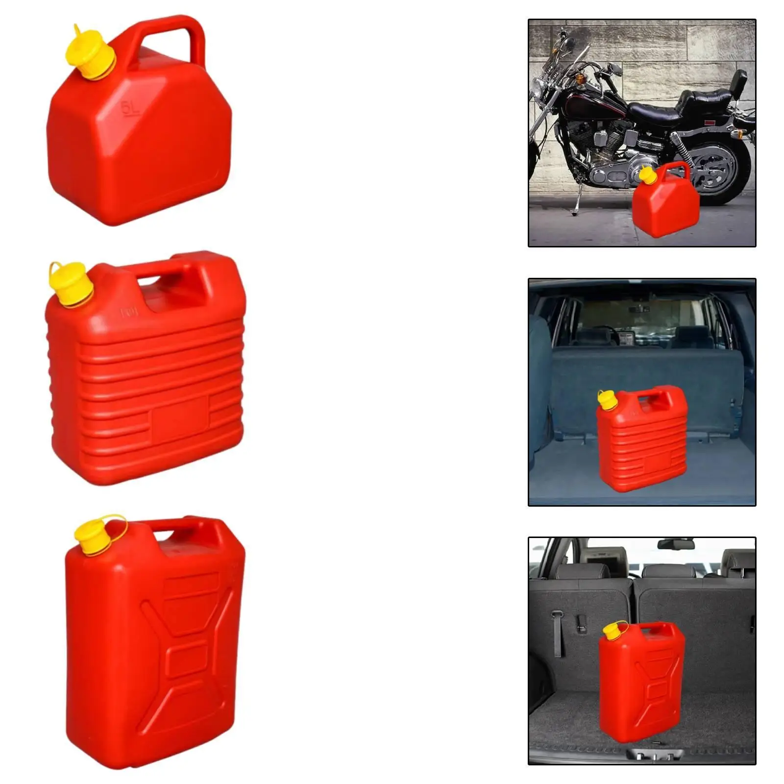 Фото Прочный контейнер для хранения масла и жидкостей из HDPE, большой емкости, для аварийного запаса топлива в автомобилях и грузовиках №2