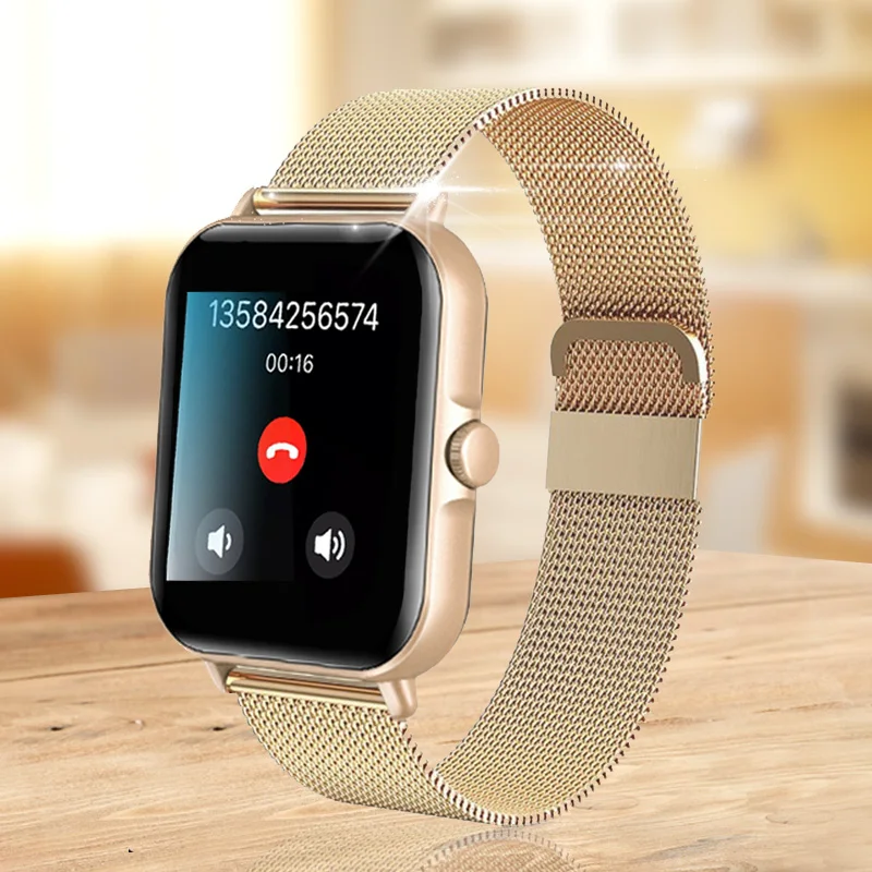 

smartwatch women 2022 New Smart Watch Full Touch Screen Sport Fitness Watch Bluetooth Call For Android ios Smart Watch Men+Box