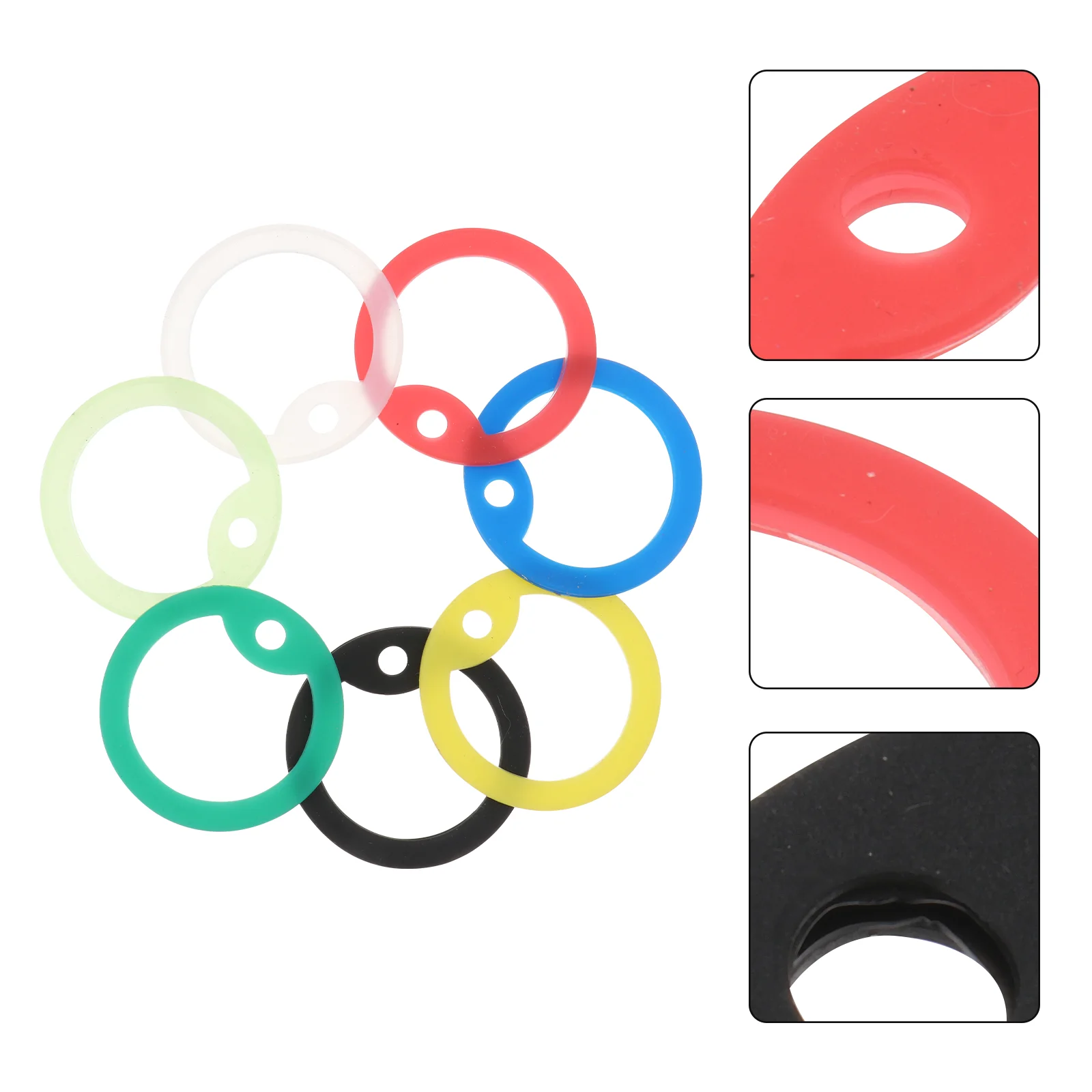 

Tag Dog Silencer Pet Silicone Id Tags Silencers Mute Ring Hoop Rubber Cat Name Slicon Collars Harnesses Leashes Silence Spot