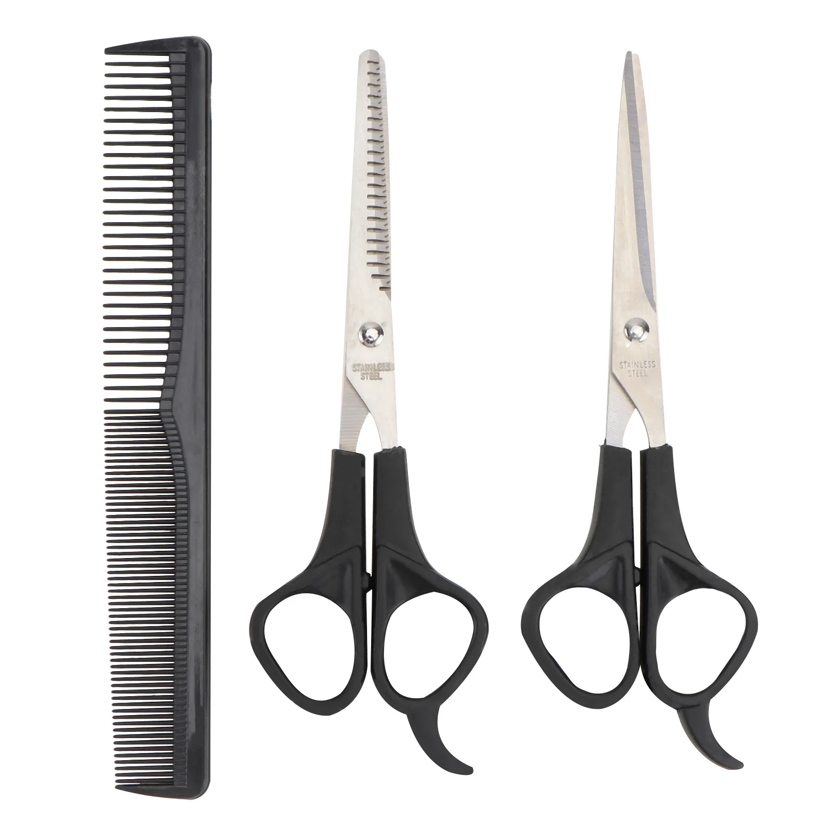

Hair Scissors Cutting Thinning Scissor Shear Hairdressing Shears Barber Forset Comb Stainless Steel Flat Combs Women Stylist