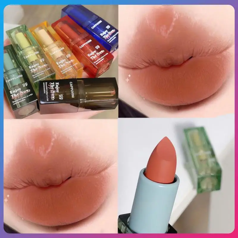 

Velvet Matte Lipstick Colorful Tube Lip Glaze Soft Mist Lipstick Rainbow Lipstick Moisture Lipstick Red Lip Tint Mud Lips Makeup