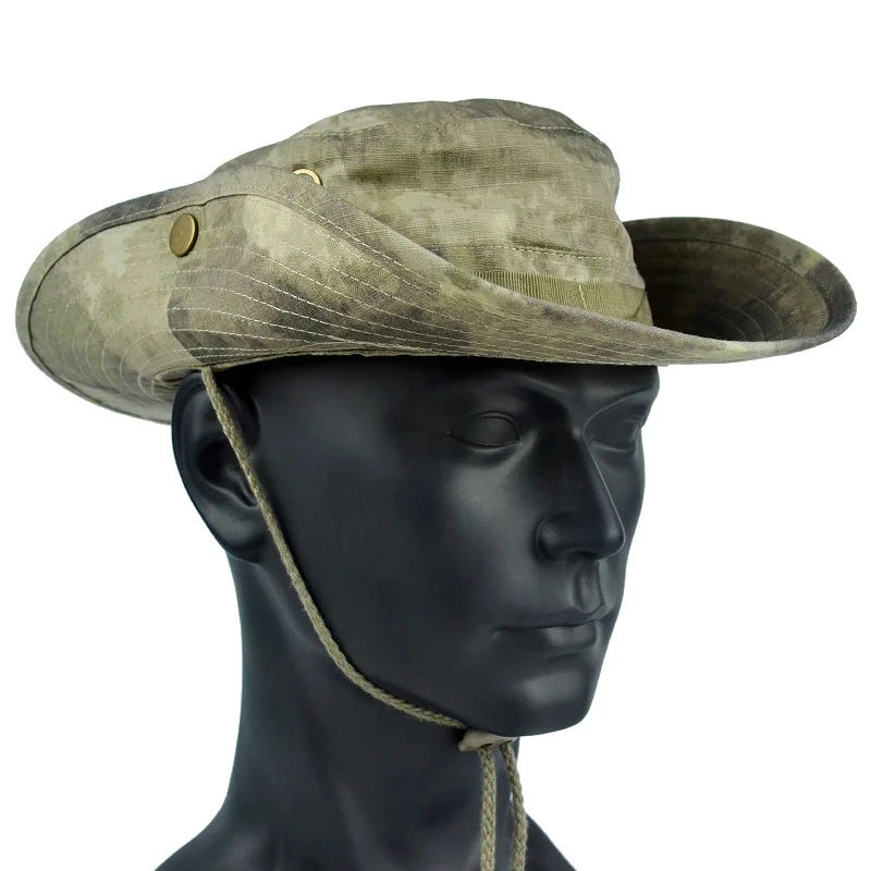 

Tactical Bonnie Camouflage Hat Combat BDU6 Flectarn Military Bucket Hats Unisex Panama Outdoor Hiking Hunting Casual Caps Men