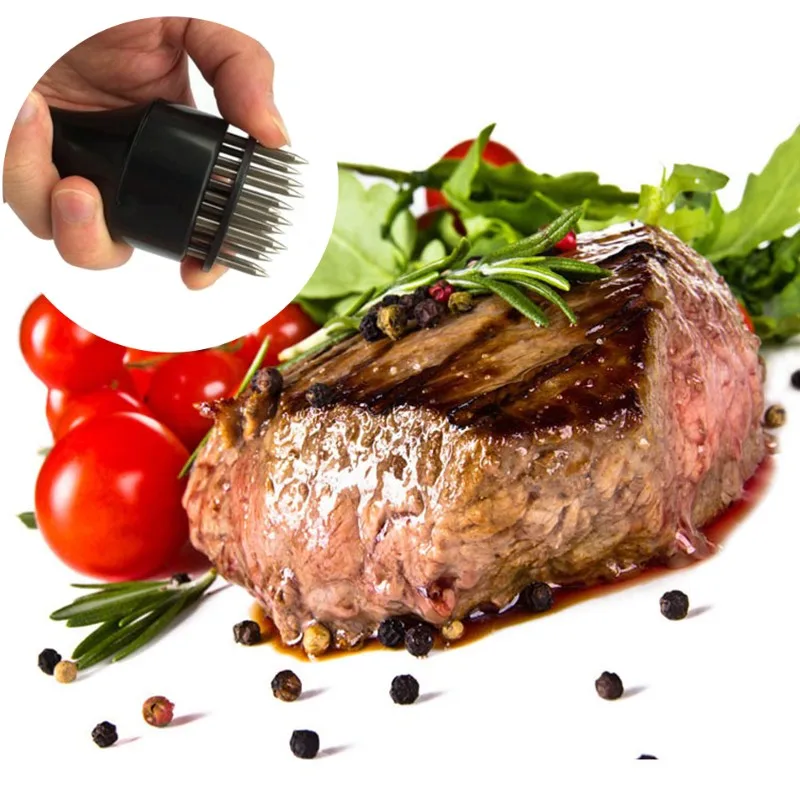 

1Pc Hot Sale Top Quality Profession Meat Meat Tenderizer Needle With Stainless Steel Kitchen Tools Cooking Utensils Accessories