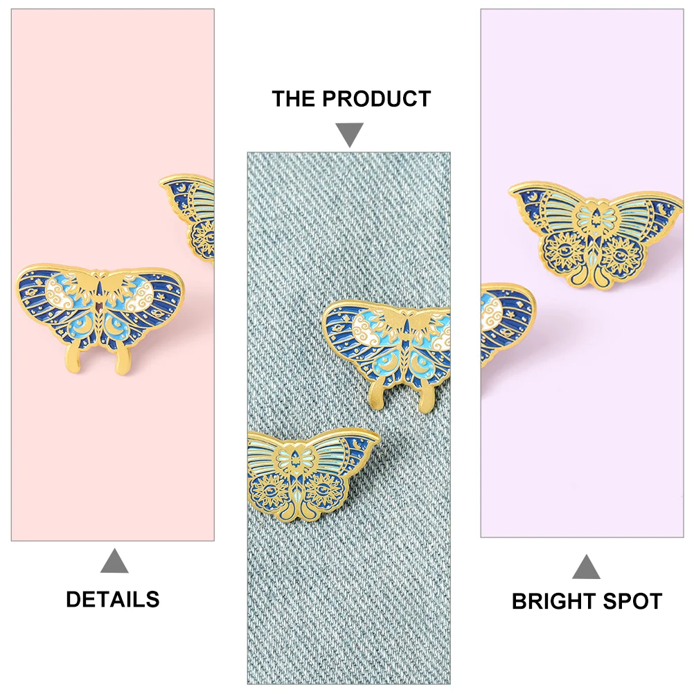 Брошь-бабочка из 4 шт. креативная булавка для груди с бабочками милая