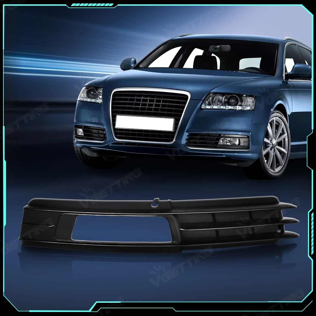 Передний бампер, противотуманная фара, решетка, рамка для Audi A6 C6 4F Sedan Avant 2008 2009 2010 2011 4F0807681P, леваяправая аксессуары (art.: 3920cffb63bc2) - 3920cffb63bc2
