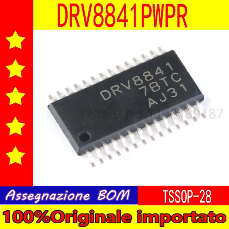 

10pcs/lot Home furnishings patch DRV8841PWPR TSSOP - 28 2.5 A stepper motor driver chip