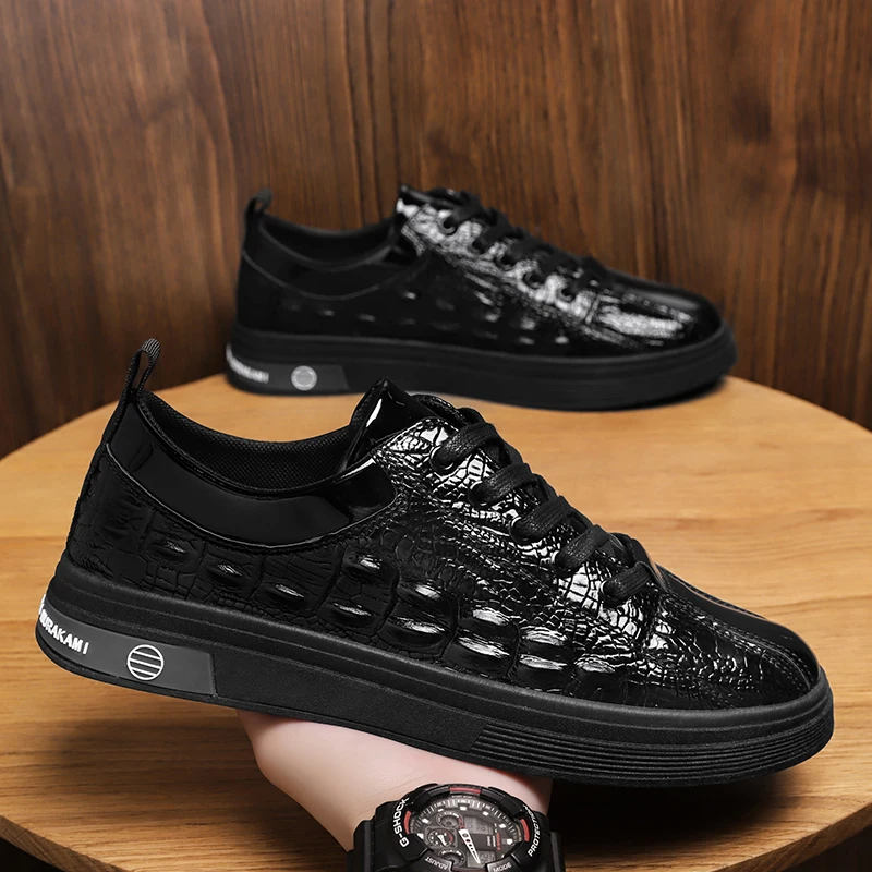 

Мокасины мужские кожаные, удобные лоферы, без застежки, брендовая повседневная обувь, осень 2021