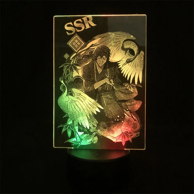 

Bungo Stray Dogs Two Tone Led Light Two Tone 3D Lamp Remote Control Battery Operated Dropship Delivery Colorful Child Decor