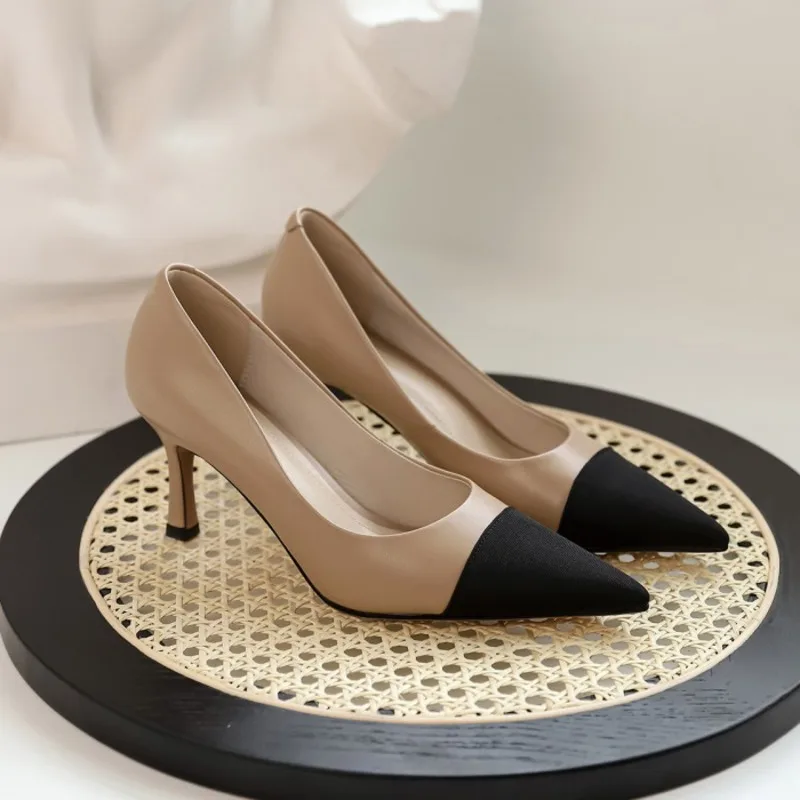 Новое поступление оптовая продажа женские туфли-лодочки на шпильках кожаные