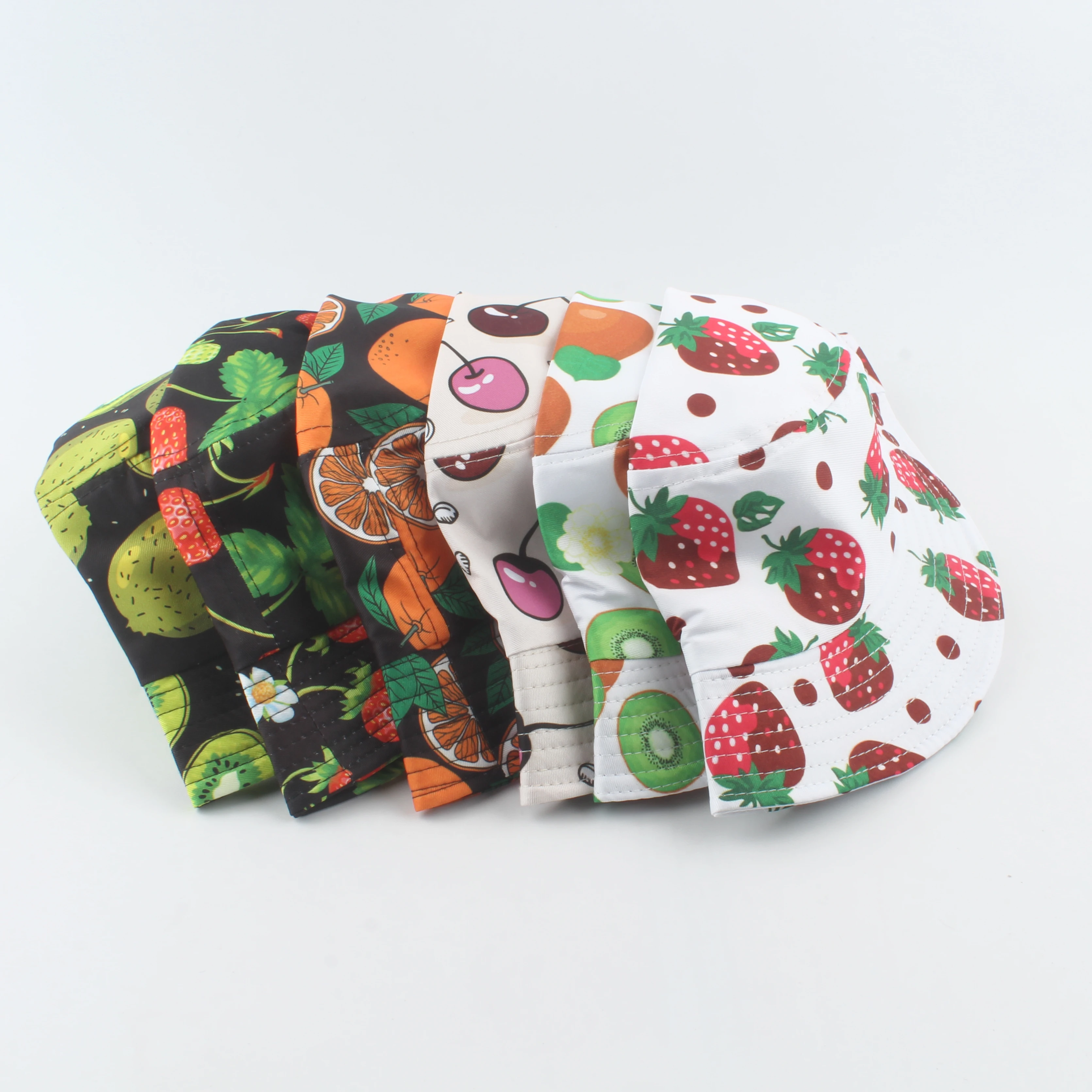 Панама для детей шляпа с рисунком фруктов киви клубники вишни от солнца пляжа