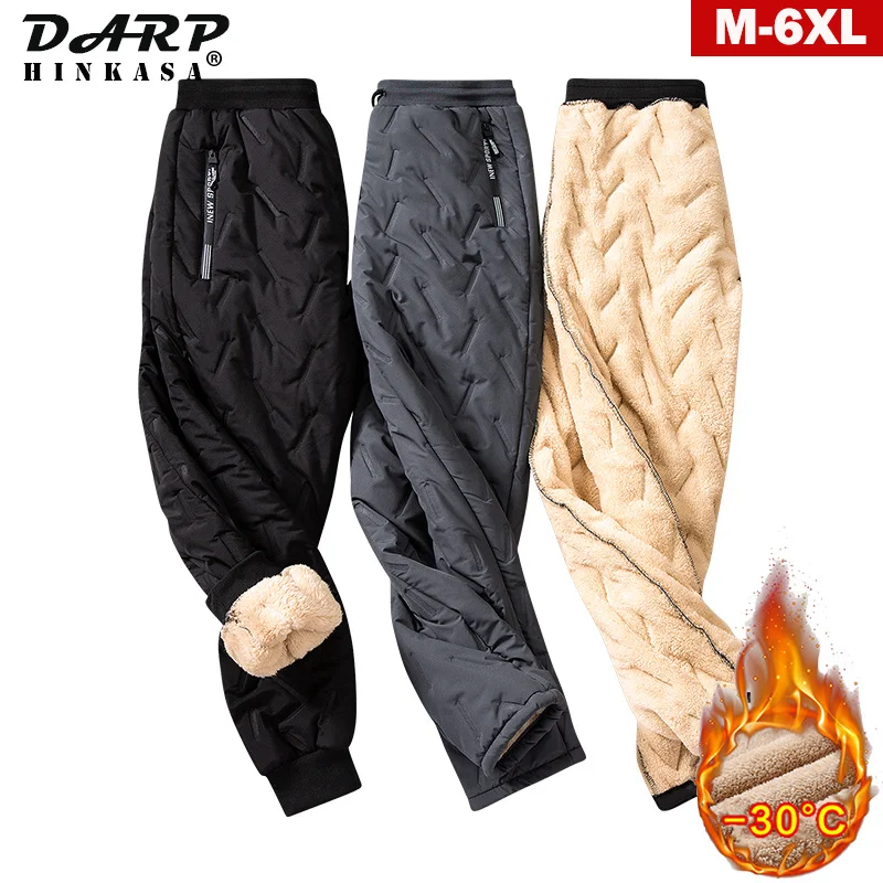 

Brand Winter Warm Fleece Cotton Pants Men Military Loose Cargo Pants Casual Sports Pants Over Size Thick Men Overalls Trousers