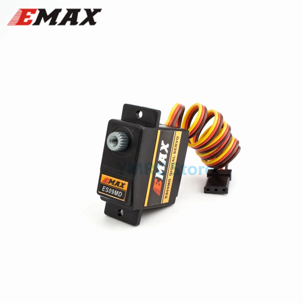 Фото 4 шт. EMAX ES09MD 2,5 кг.com 0,10 сек/60 °   (Двойной подшипник) Цифровой мини-сервопривод с металлической шестерней для 450-вертолетов №2