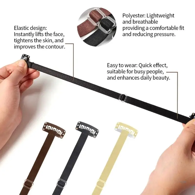 Регулируемый V-образный ремешок для подтяжки лица. Удобные ремни похудения