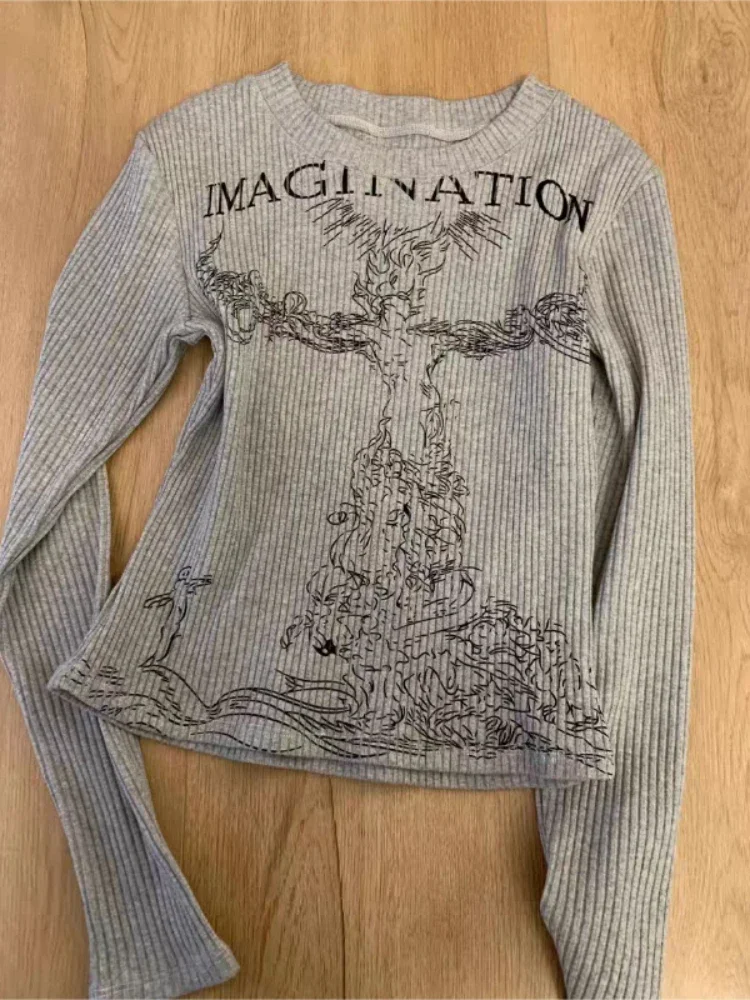 Зимний винтажный свитер шикарные топы с круглым вырезом и длинными рукавами