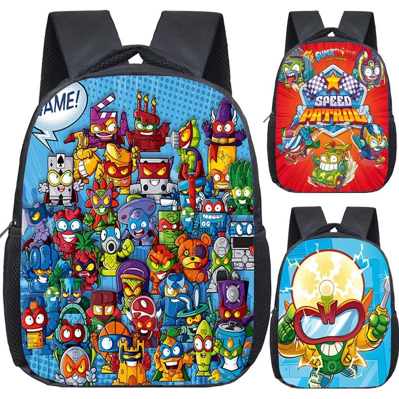 

Рюкзак для мальчиков и девочек, сумки супер Zings для детского сада с мультипликационными играми, детские школьные ранцы, повседневные сумки для книг