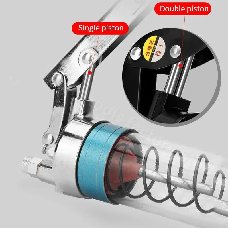 Ручной смазочный пистолет высокого давления 600CC/900CC пистолетная рукоятка шприц