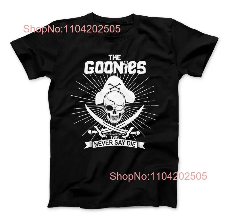 Футболка The Goonies Never Say Die винтажная футболка из фильма 80-х для детей и взрослых с
