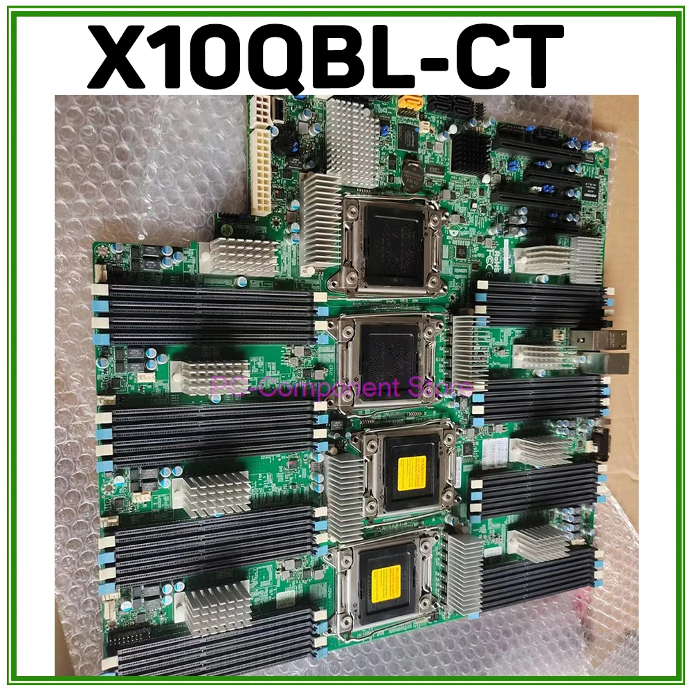 X10QBL-CT для Supermicro Server Quad Socket R3 Материнская плата E5-8800 V4/V3 E7-4800 2.0x 10GBase-T порты (LGA2011) DDR3