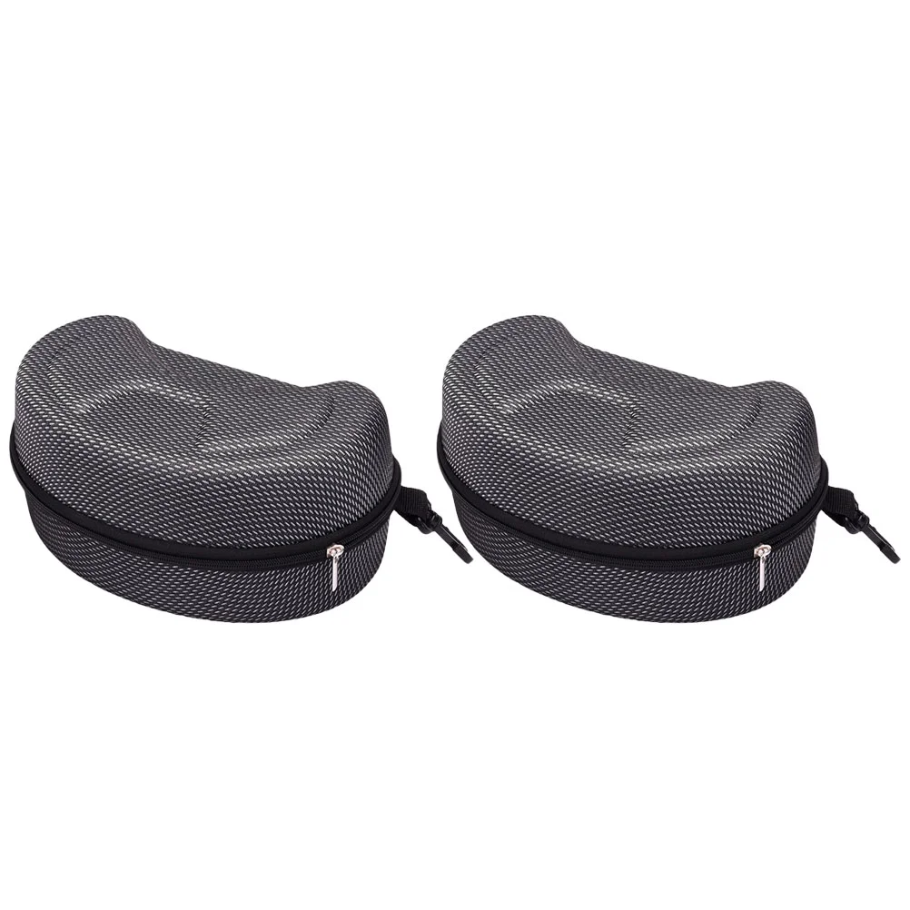 

2 Pcs Bike Glasses Case Travel Fashion Sunglasses Storage Organizer Eva Eyewear
