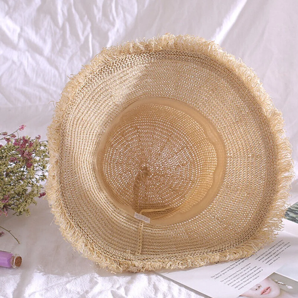 Шляпа от солнца для женщин модная дышащая солнцезащитная с широкими полями