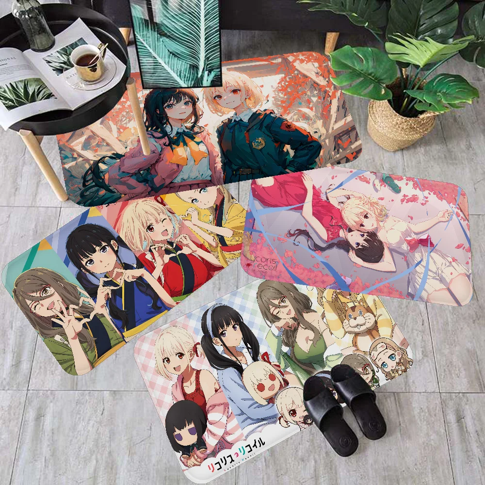 Lycoris Recoil аниме длинные коврики дешевые противоскользящие современные для