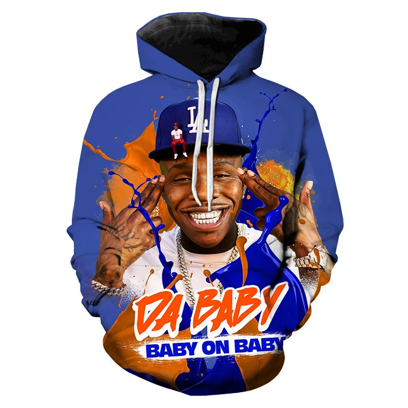 Newest Hot Rapper Dababy 3d Printed Hoodies Sweatshirts Men/Women Dababy Cool Fashion Casual Adult Pullovers Oversized Hoodies