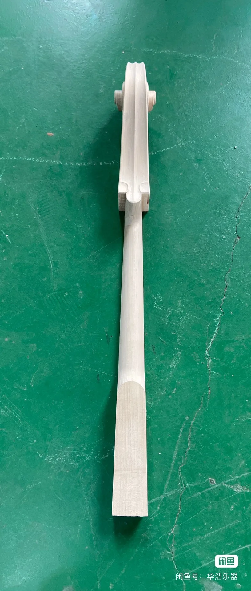 1pcs High Grade 3/4 ST Electric Double Bass Neck Undyed Maple Woodwith Holes High Quality Natural Contrabass Part Accessories enlarge