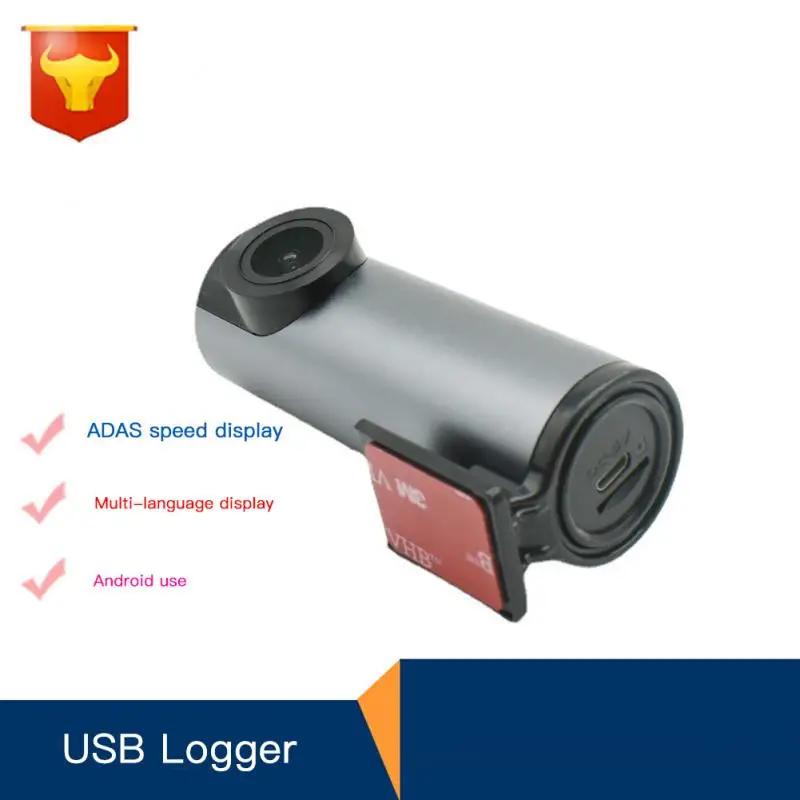 

Vehicle Hidden USB Driving Recorder ADAS Speed Display HD Night Vision 2022 New Android Screen DVR Dash Cam For Car