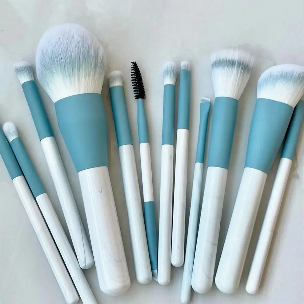

12Pcs Makeup Brush Set Female Face Beauty Accessories Tools Eyelash Eyeshadow Powder Cosmentic Make Up Brushes Kit Bag Bucket
