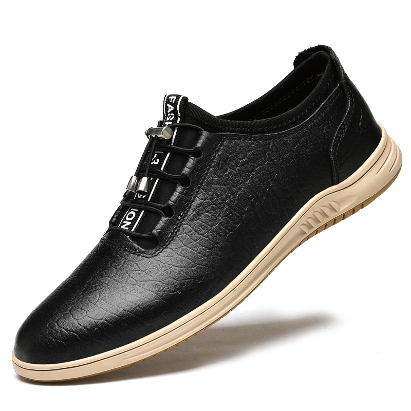 Men Genuine Leather Casual Shoes 