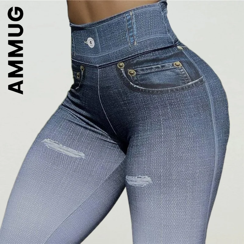 

Ammug Fashion Seamless Women Sporty Gym Women Leggings Fitness High Waist Yoga Pants Tights Tights Yoga Pants Women Female