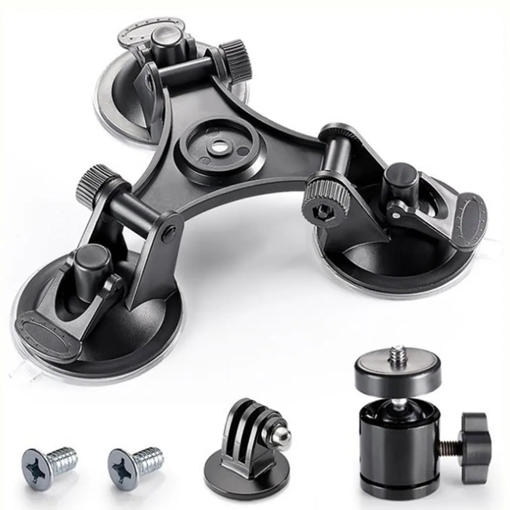 

Suction Cup Low Angle Action Camera Tripod Suction Cup With Gimbal 7cm Car Suction Cup Strong Suction For Steady Shooting