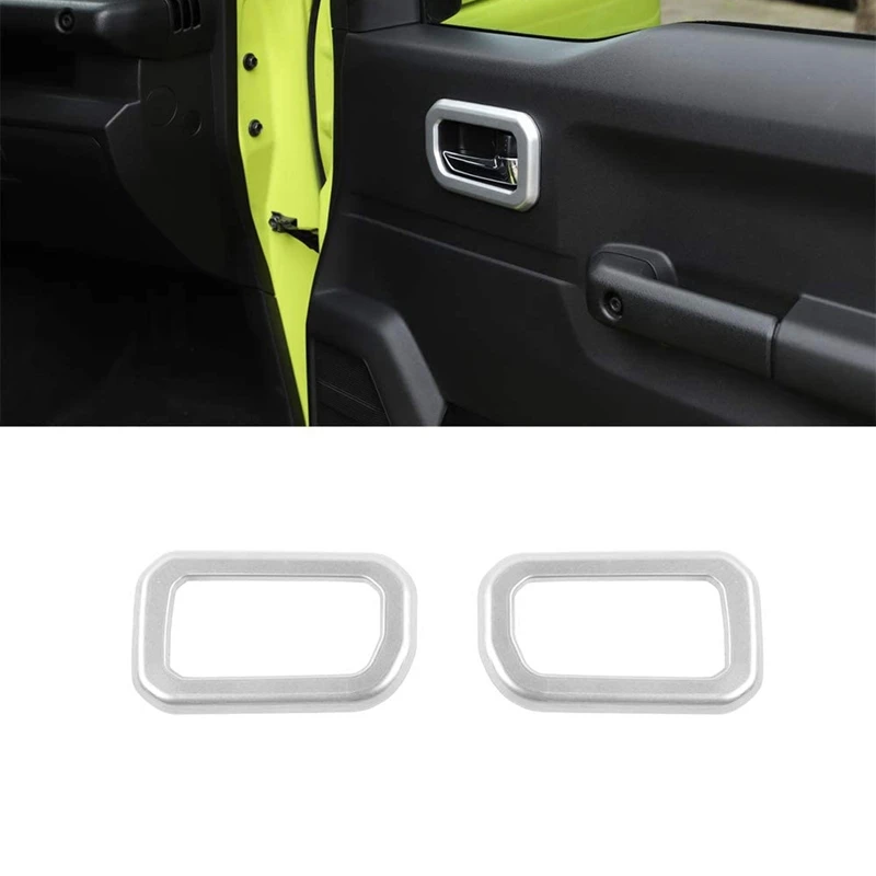 

Car Door Inner Handle Frame Trim Cover Interior Decoration For Suzuki Jimny 2019 2020 Car Accessories
