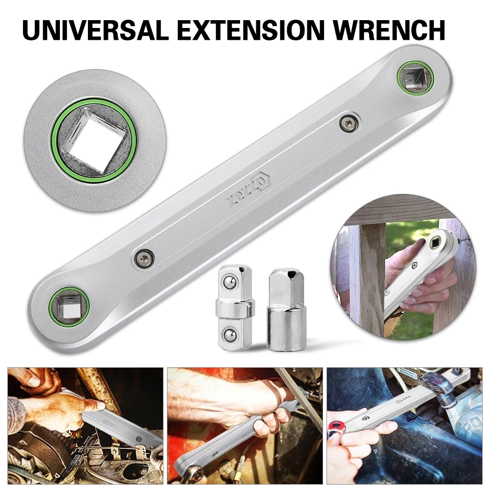 

Universal Extension Wrench Adjustable Spanner Automotive Tools Ratchet Wrench for Vehicle Auto Replacement Parts Hand Tool