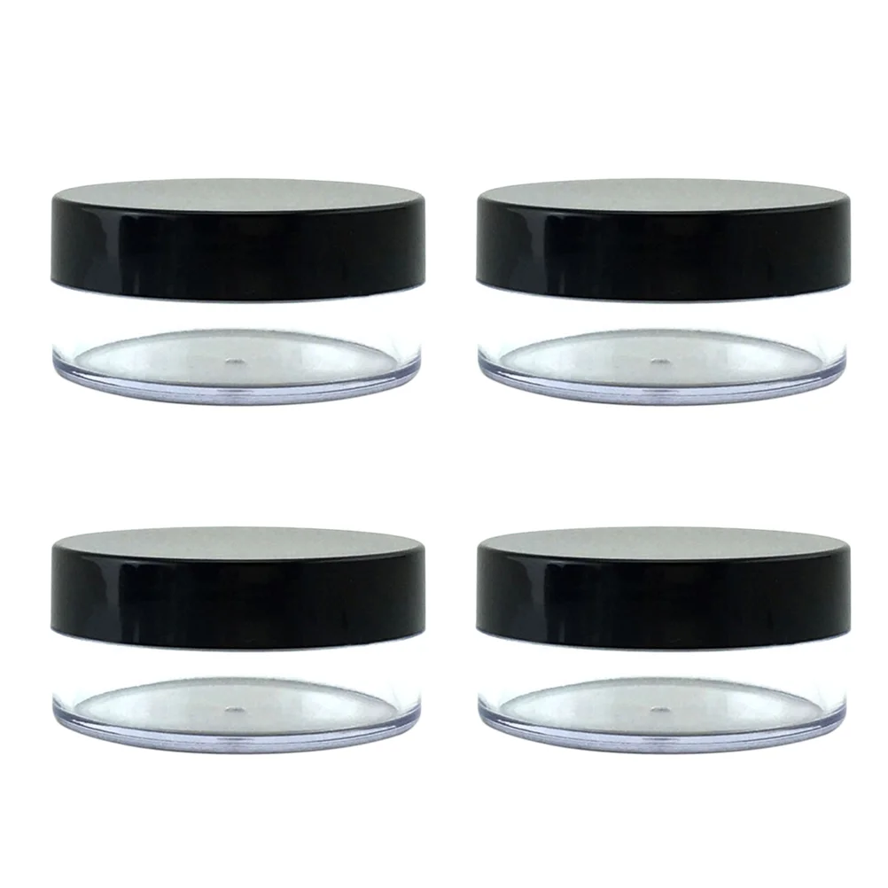 

4pcs Empty Powder Case Makeup Powder Jar Pwder Puff Case Portable Makeup Case Containers 50ml